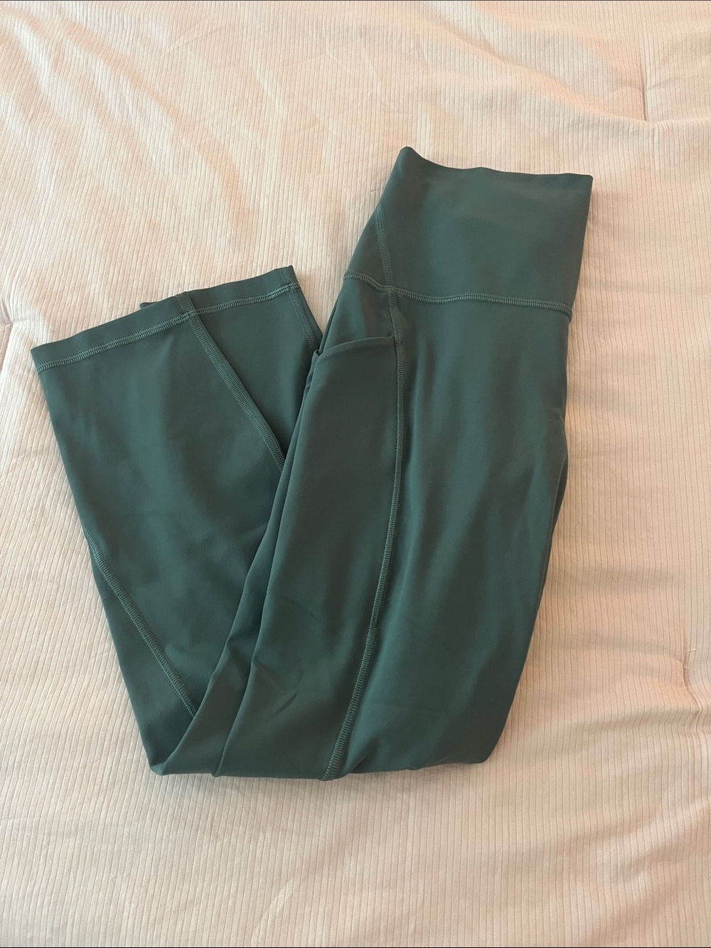lululemon athletica Deep Green Leggings with Side Pockets